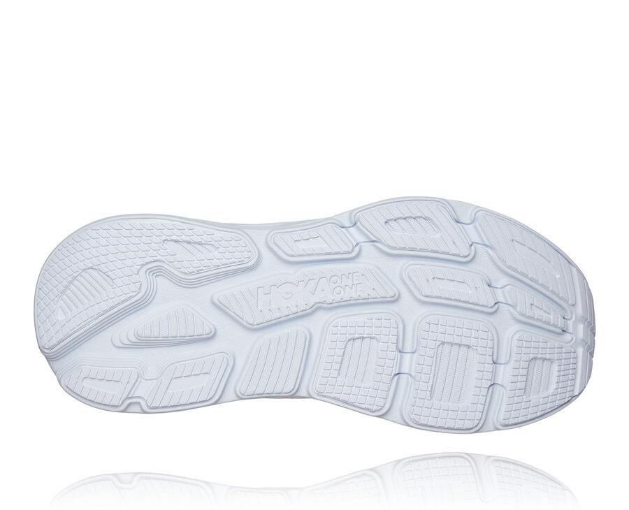 Running Shoes Womens - Hoka One One Bondi 7 - White - YIOUREJ-14